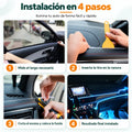 Instalación paso a paso de tira LED para auto en molduras interiores del vehículo