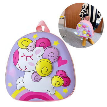 Mochila Diseño Unicornio Con Relieve