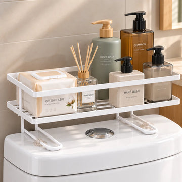 Organizador de Baño para Tapa de Inodoro con Ganchos