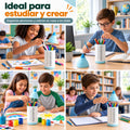 Organizador de escritorio para niños ideal para guardar plumones, lápices y útiles escolares