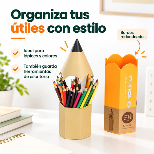 Organizador de Escritorio en Forma de Lápiz Lápiz