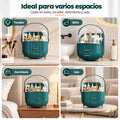 Organizador de cosméticos con tapa y cajones ideal para tocador, dormitorio, baño y otros espacios
