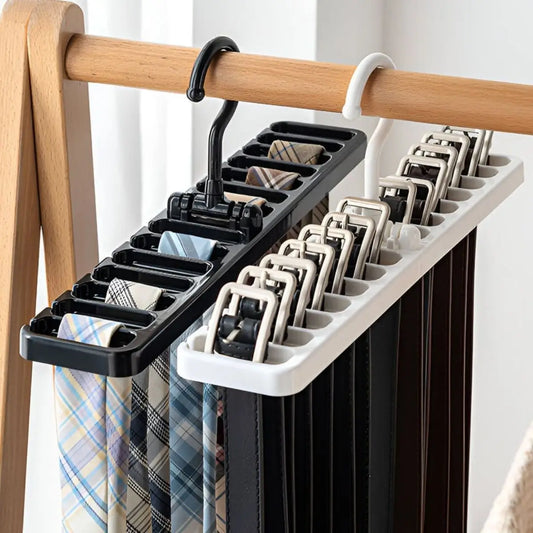 Organizador giratorio de corbatas y correas para closet Ariel