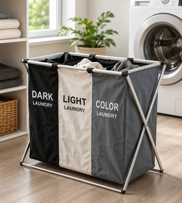 Organizadores de lavandería para ropa, lavado y optimización de espacios del hogar