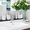 Organización con el set de baño de 6 piezas Nature