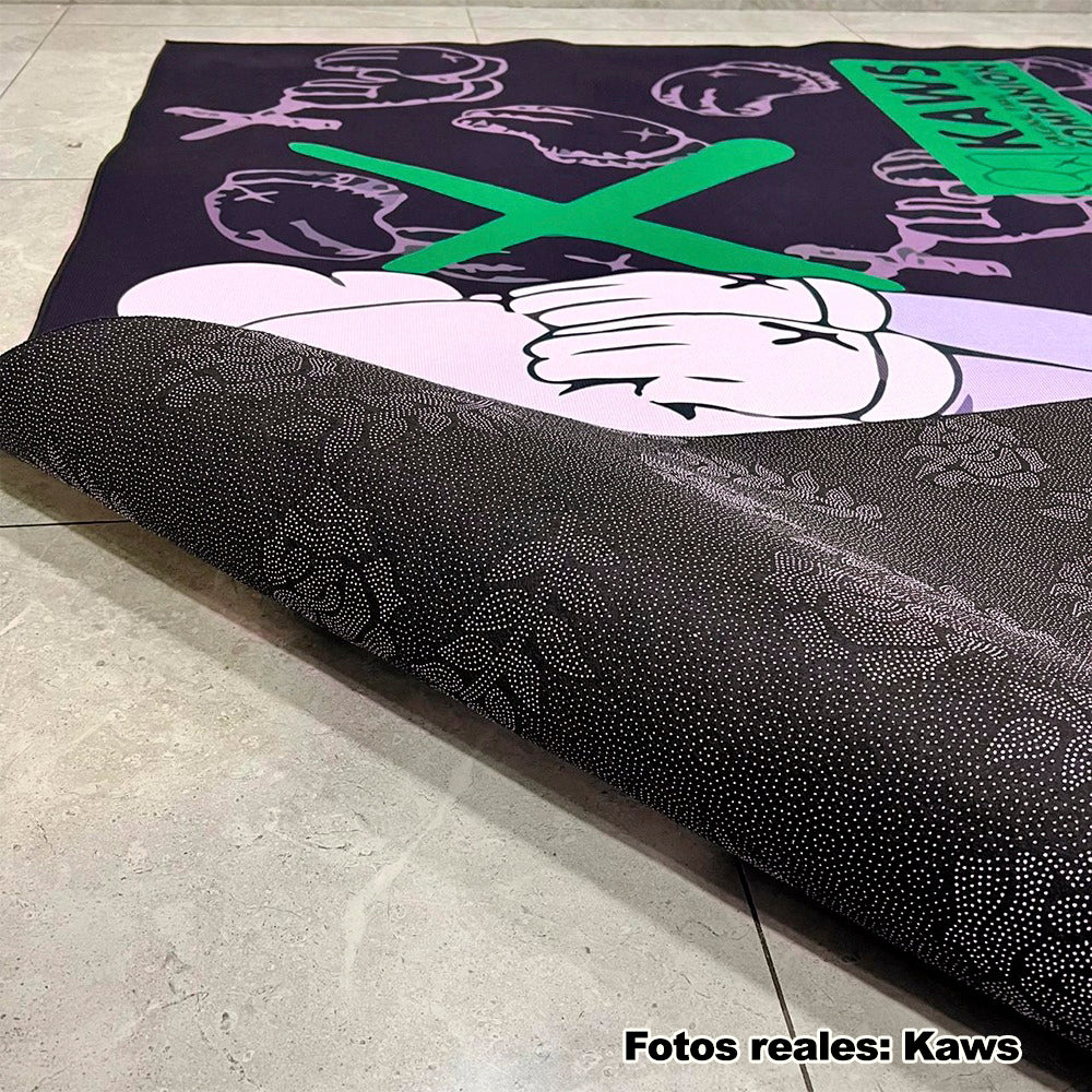 Textura suave alfombra Kaws Galaxia moderna